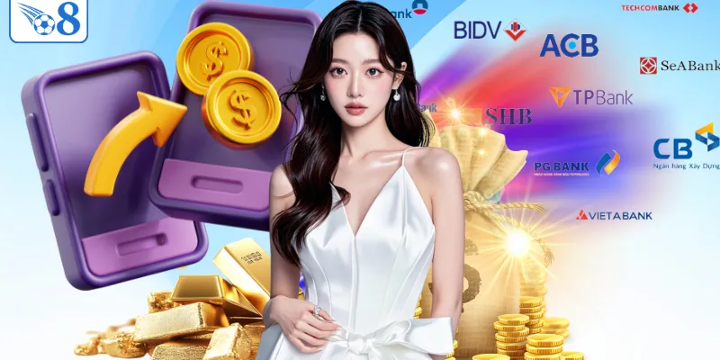 O8 – Trải Nghiệm Nền Tảng Giải Trí Trực Tuyến Cực Kỳ Uy Tín 5 Thao tác nạp tiền vào tài khoản game